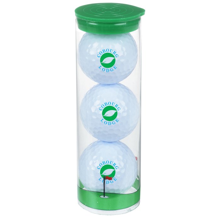 4imprint.ca Trio Golf Ball Tube Wilson Ultra C134327ULT