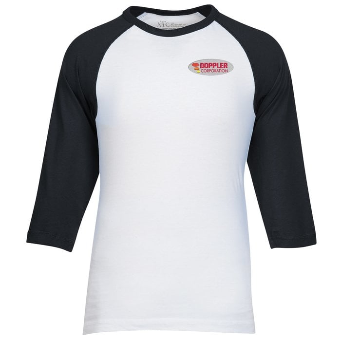 4imprint.ca Euro Spun Cotton Baseball Tee Men's Embroidered