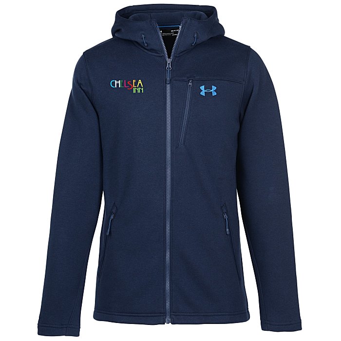 4imprint.ca Under Armour Seeker Fleece Hooded Jacket Men's Full