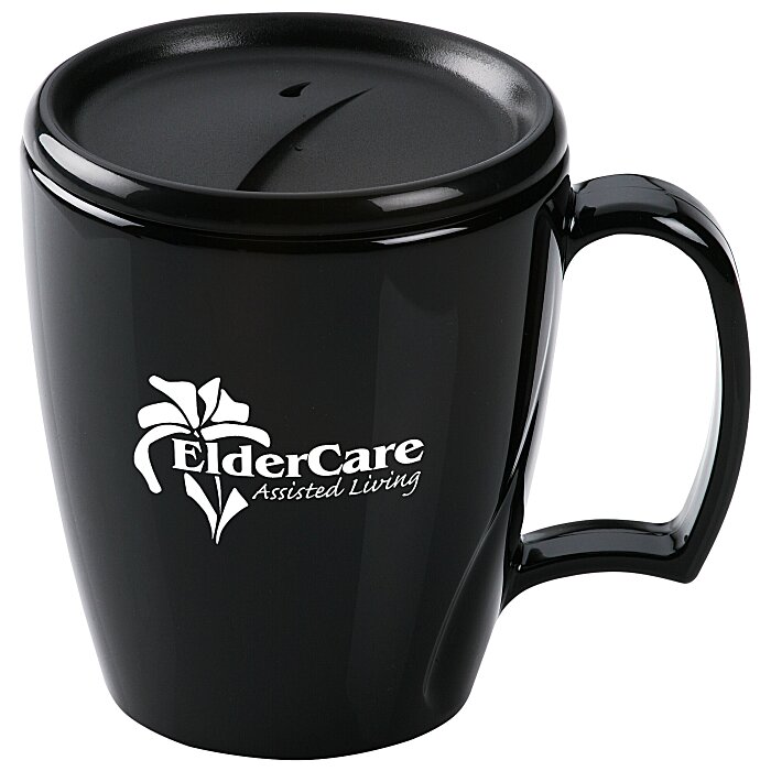 Arrondi Acrylic Mug with Lid 14 oz. Opaque 6688S