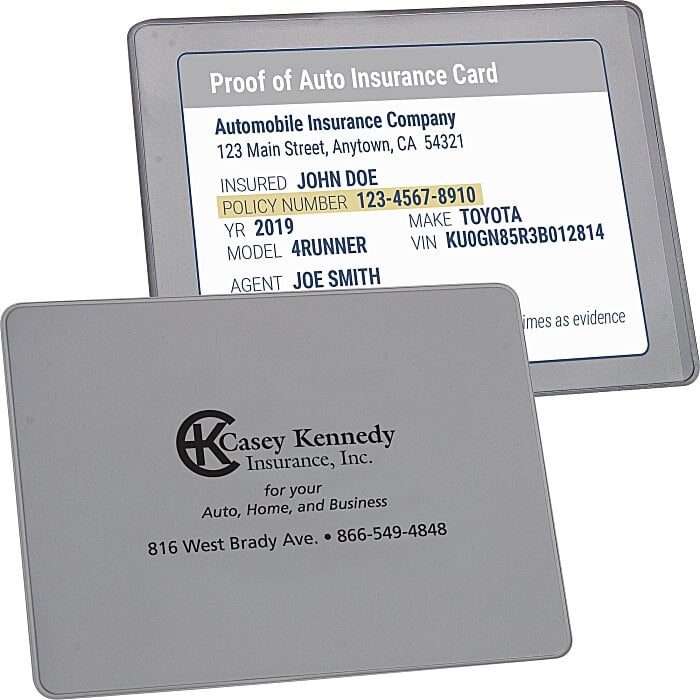 Proof of Insurance Holder 103064