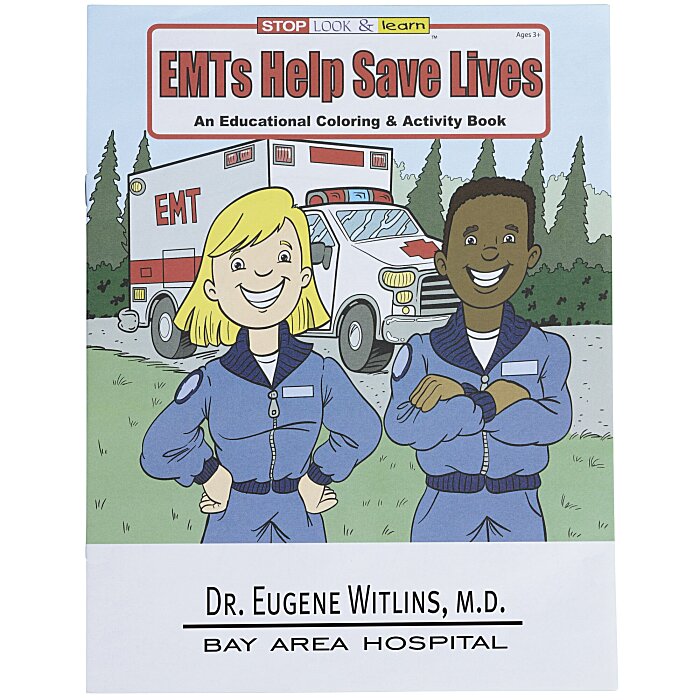 EMT'S Help Save Lives Coloring Book 1034EMT