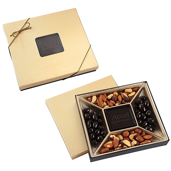 Small Treat Mix Gold Box Dark Chocolate Bar 6136GD