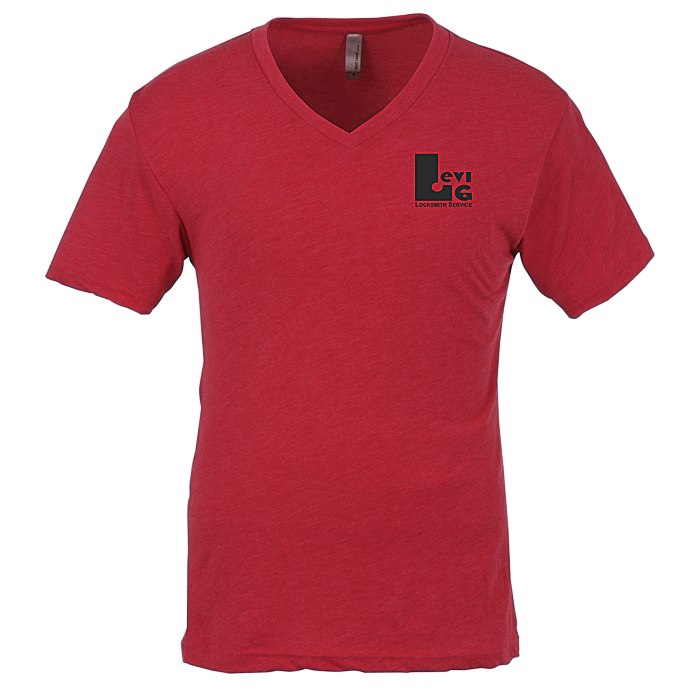 Next Level TriBlend VNeck TShirt Men's Colors