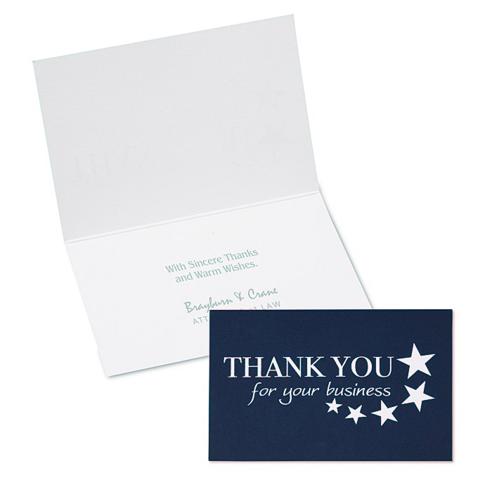 Thank You for Your Business Note Card 116266TY
