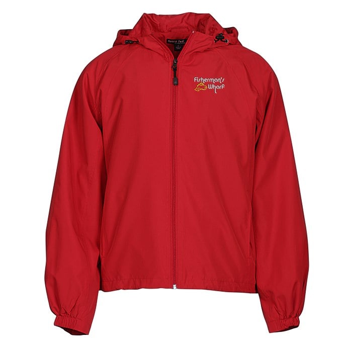 Hooded Raglan Athletic Jacket 117287