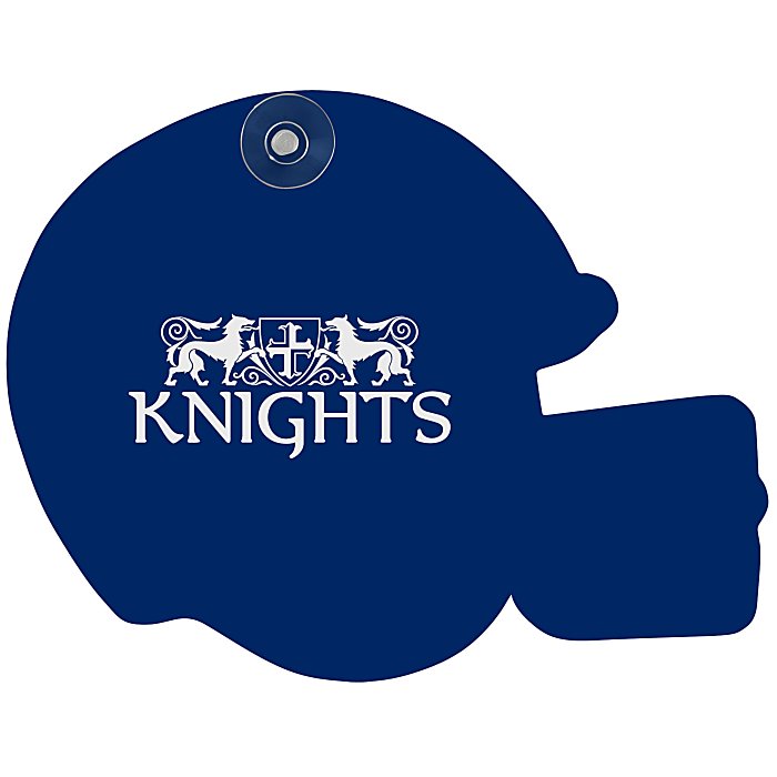 Window Sign Football Helmet Paper Color 118117FHPAC