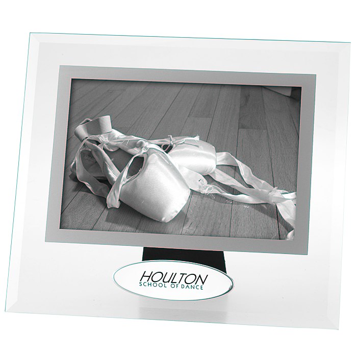 4" x 6" Glass Frame with Metal Plate 119041MP