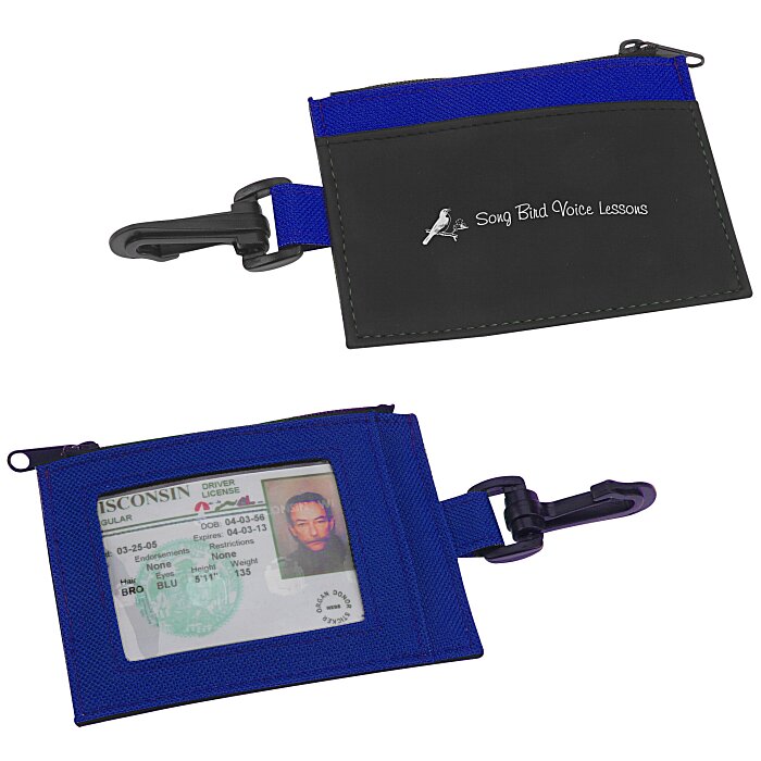 Zip Pouch ID Holder Colors 24 hr 111205C24HR