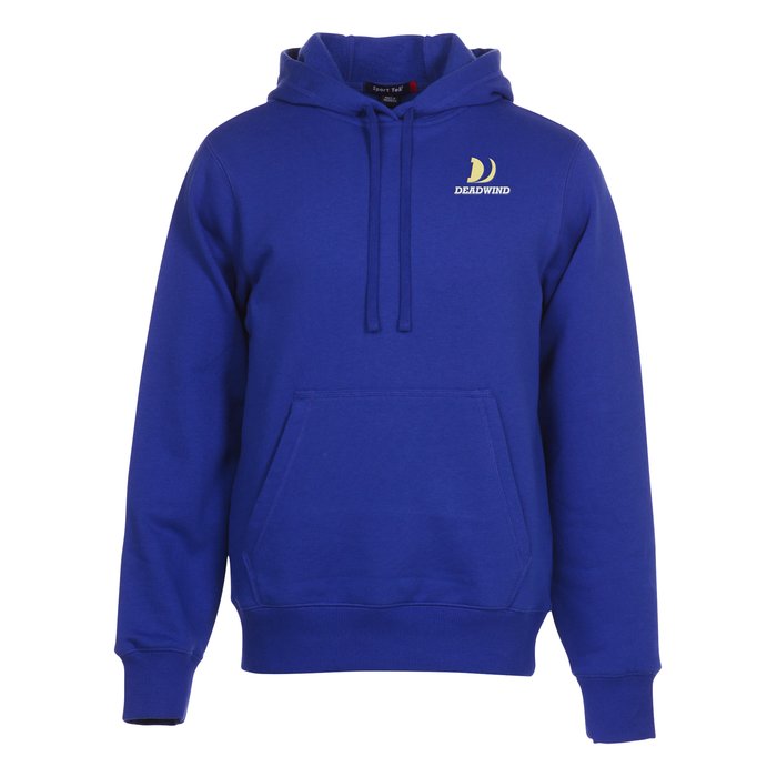 Pullover Fleece Hoodie Men's Embroidered 120499ME