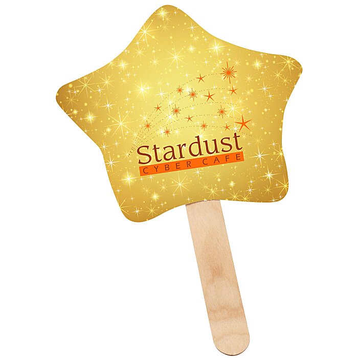 Mini Hand Fan Star Full Color 113742STFC