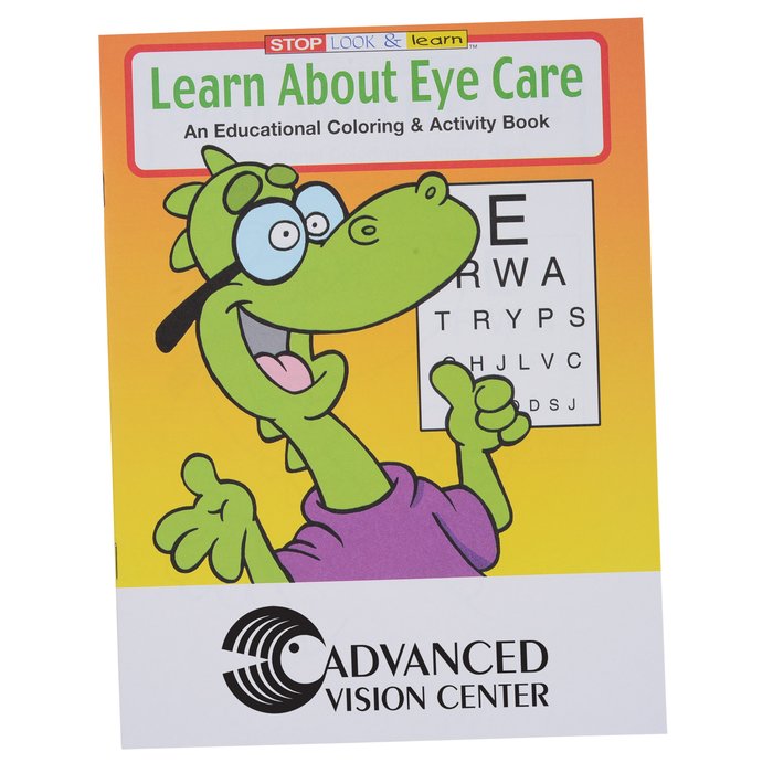 Learn About Eye Care Coloring Book 1034EY