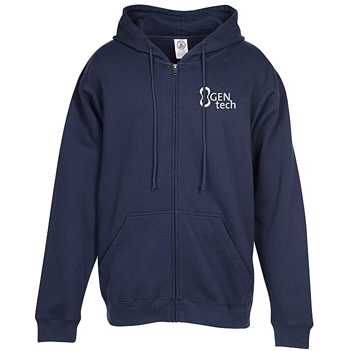 Premium 9 oz. FullZip Hoodie Screen 124638S