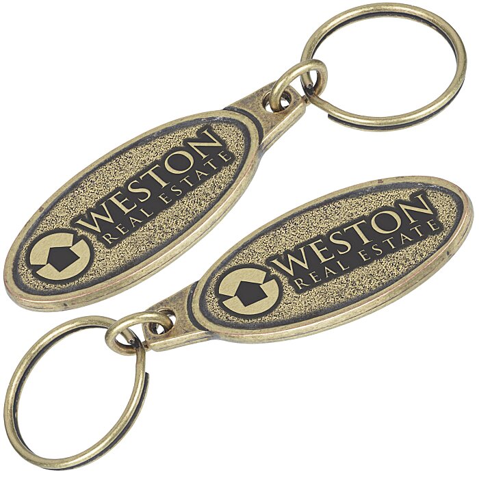 Camden Metal Keychain Oval 125132OV