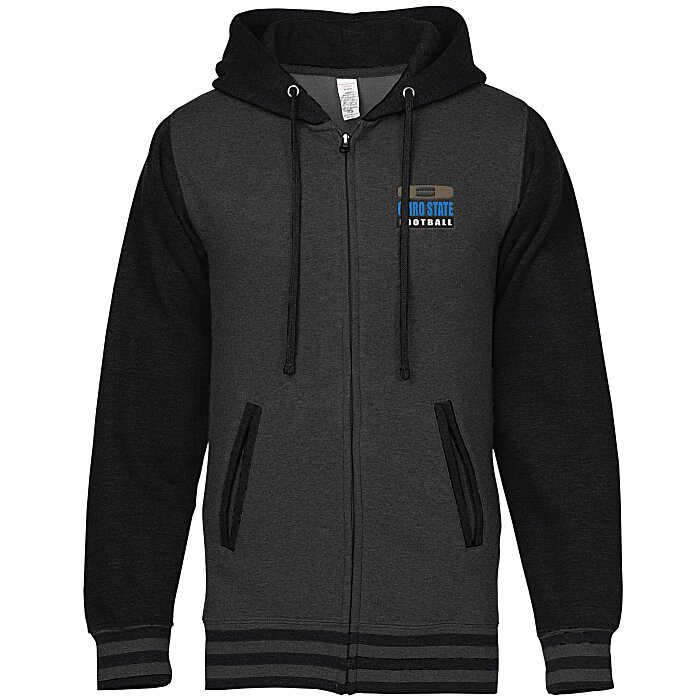 Independent Trading Co. Varsity FullZip Hoodie