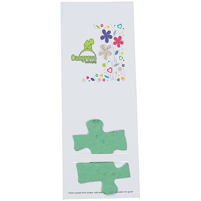 PlantAShape Herb Garden Bookmark Puzzle Piece 100142HPP