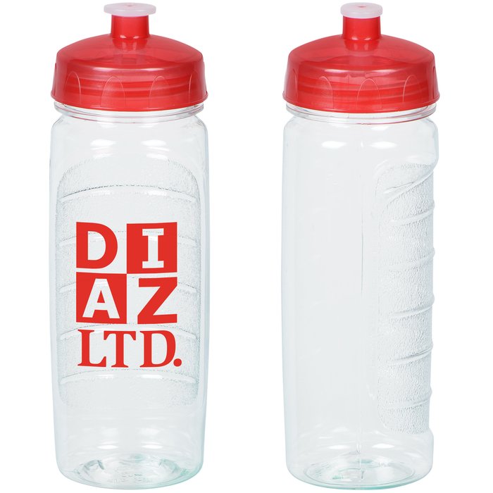 Customized Refresh Clutch Water Bottle 20 oz. Clear