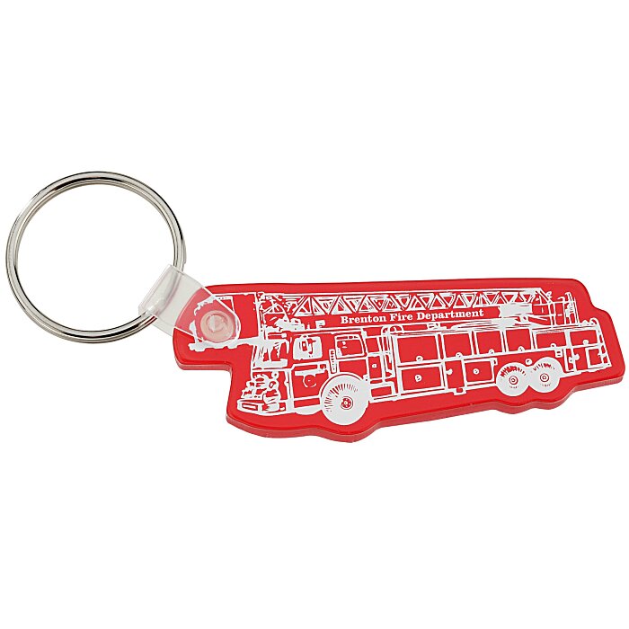Fire Truck Soft Keychain Translucent 39212FTT