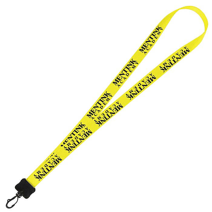 Smooth Nylon Lanyard 3/4" 36" Plastic Swivel Snap