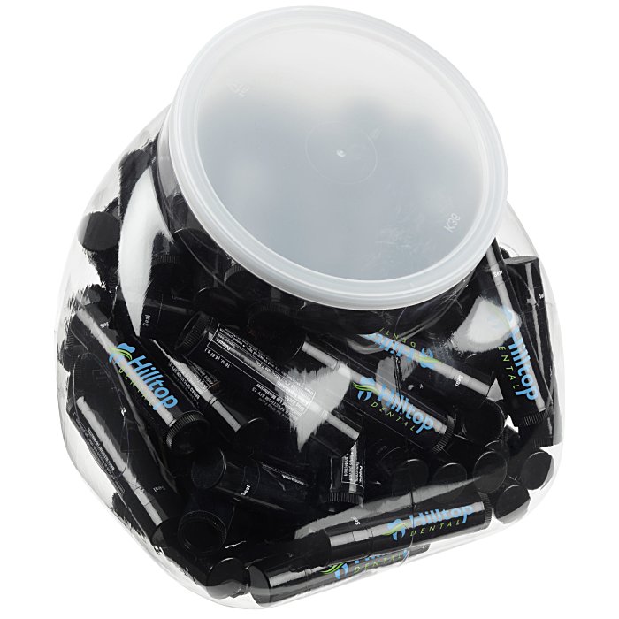Black Tube Lip Balm Tub 100 pieces 122135100B