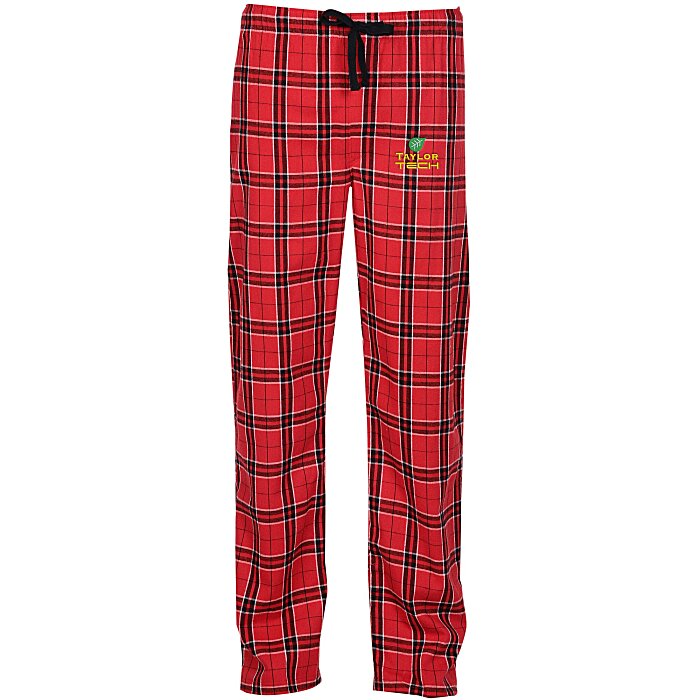 Flannel Plaid Pants Men's 132594M