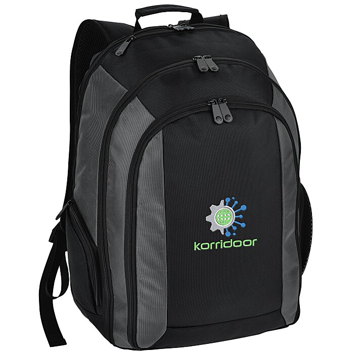 Titanium Laptop Backpack Embroidered 137103E