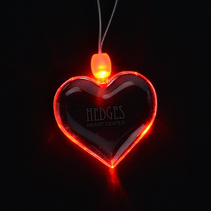 LightUp Pendant Necklace Heart 136022HE