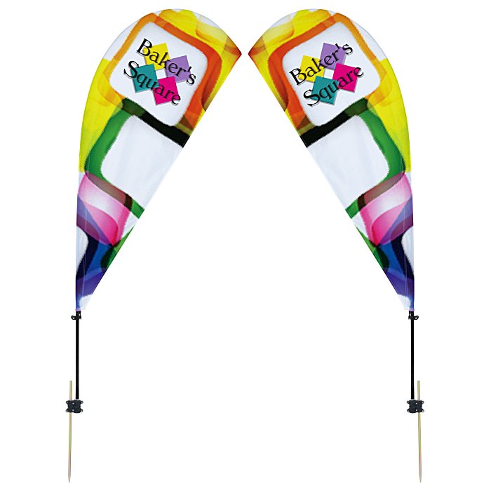 Outdoor Value Sail Sign 61/2' Two Sided 1387076OUT2