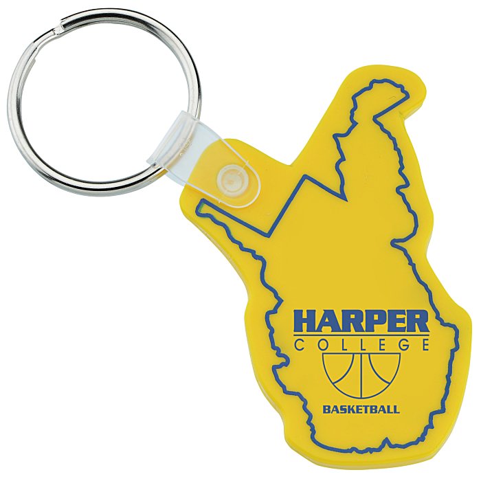 West Virginia Soft Keychain Opaque 138944WVS
