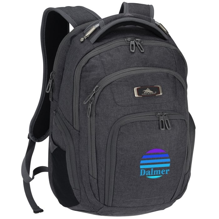 High Sierra UBT Deluxe 17" Laptop Backpack Embroidered