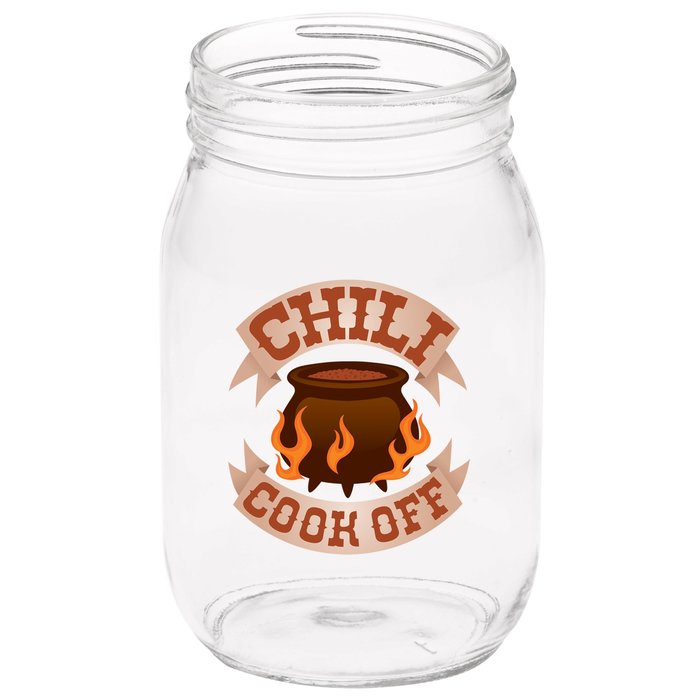 Mason Jar 16 oz. Full Color 142834FC