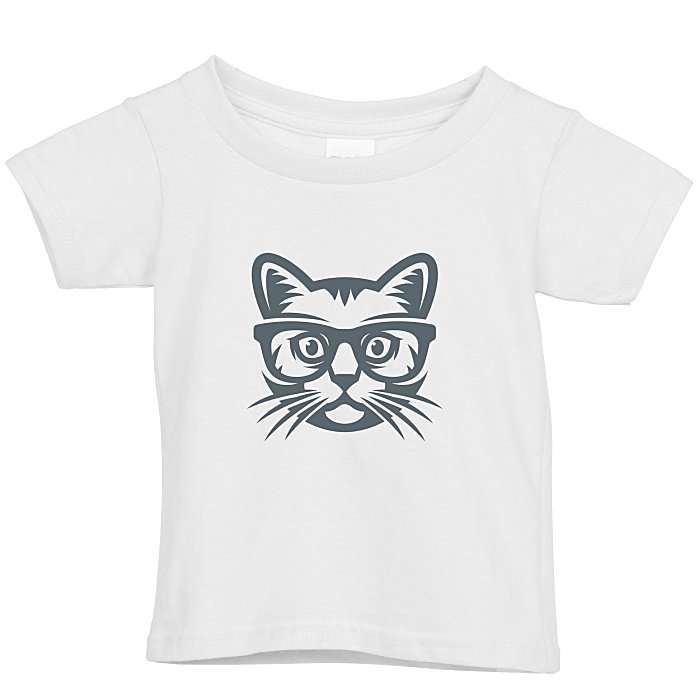 Gildan 5.3 oz. Cotton TShirt Toddler White Screen