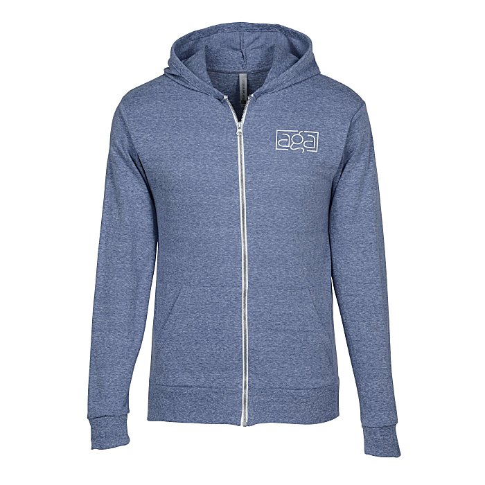 Lightweight TriBlend FullZip Hoodie Screen 146144S