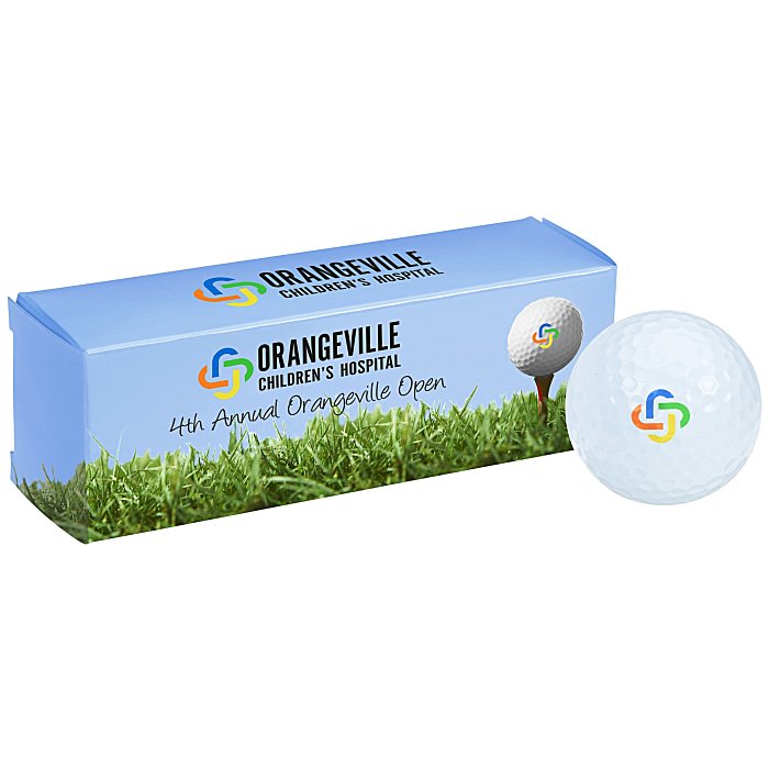 Full Color 3 Golf Ball Sleeve 146418