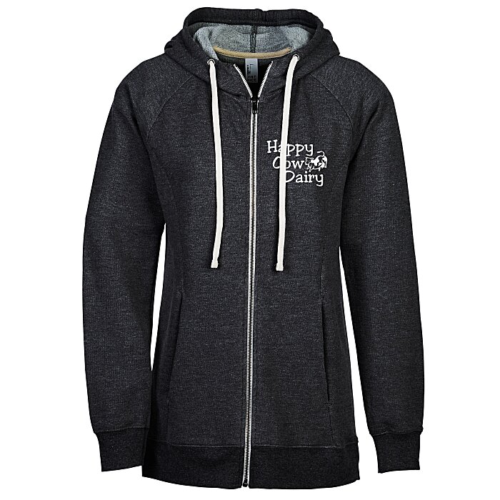 Optimal TriBlend FullZip Hoodie Ladies' Screen