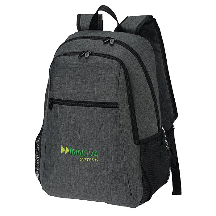4imprint Heathered 15" Laptop Backpack Embroidered