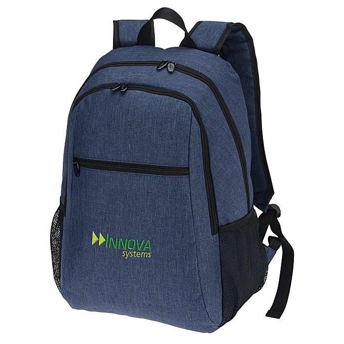 4imprint Heathered 15" Laptop Backpack Embroidered 24