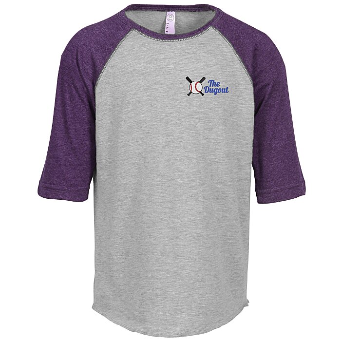 LAT Vintage Fine Jersey Baseball Tee Youth