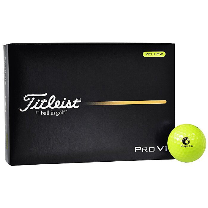Titleist Pro V1 Yellow Golf Ball Dozen Factory Direct 100124YFD