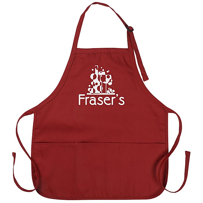 QTees Full Length Pouch Pocket Apron 156659