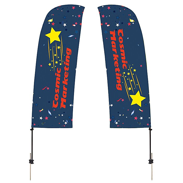 Outdoor Value Blade Sail Sign 71/2' TwoSided 1574447OUT2