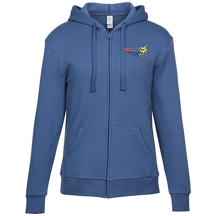 Alternative Cozy Fleece FullZip Hoodie Embroidered 160866E