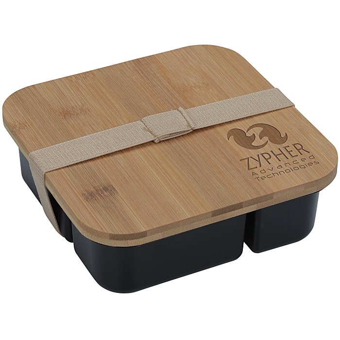 Square Bento Box with Bamboo Lid 162250