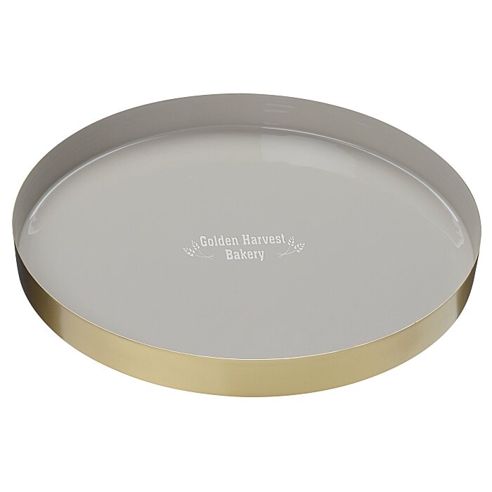Be Home Luxe Round Enamel Tray 164884