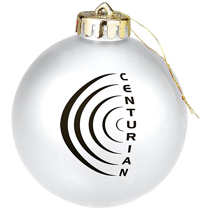 Satin Round Ornament 4316 Imprinted with