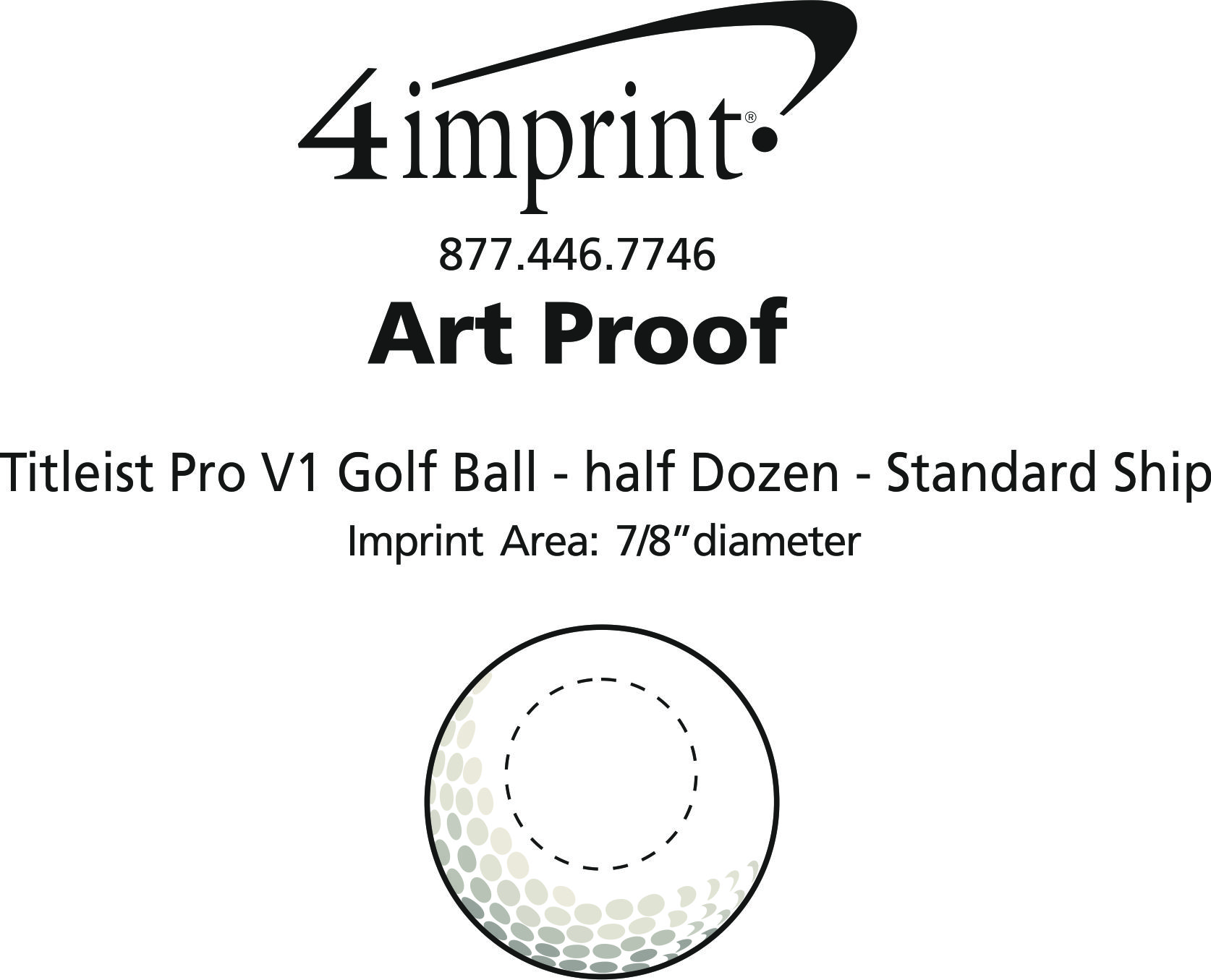 Titleist Pro V1 Golf Ball Half Dozen Factory Direct