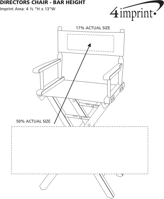 Director Chair Bar Height 100358BH