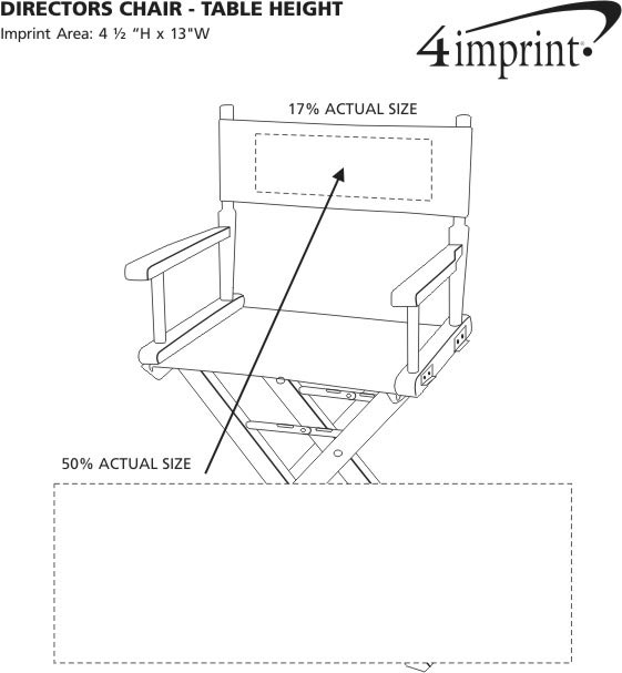 Director Chair Table Height 100358TH