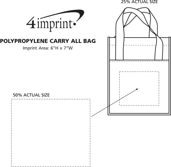 Polypropylene Carry All Bag 133/4" x 113/4" 103666