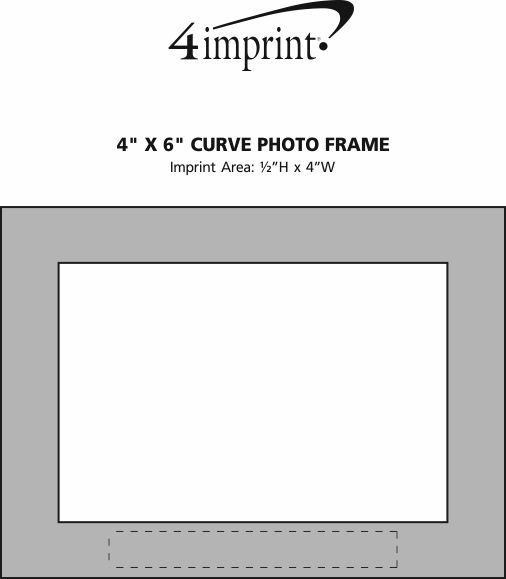 4" x 6" Curve Photo Frame 111173
